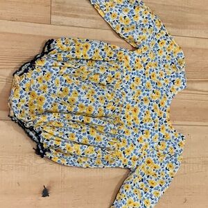 Floral Long Sleeve Baby Romper 6-12 months